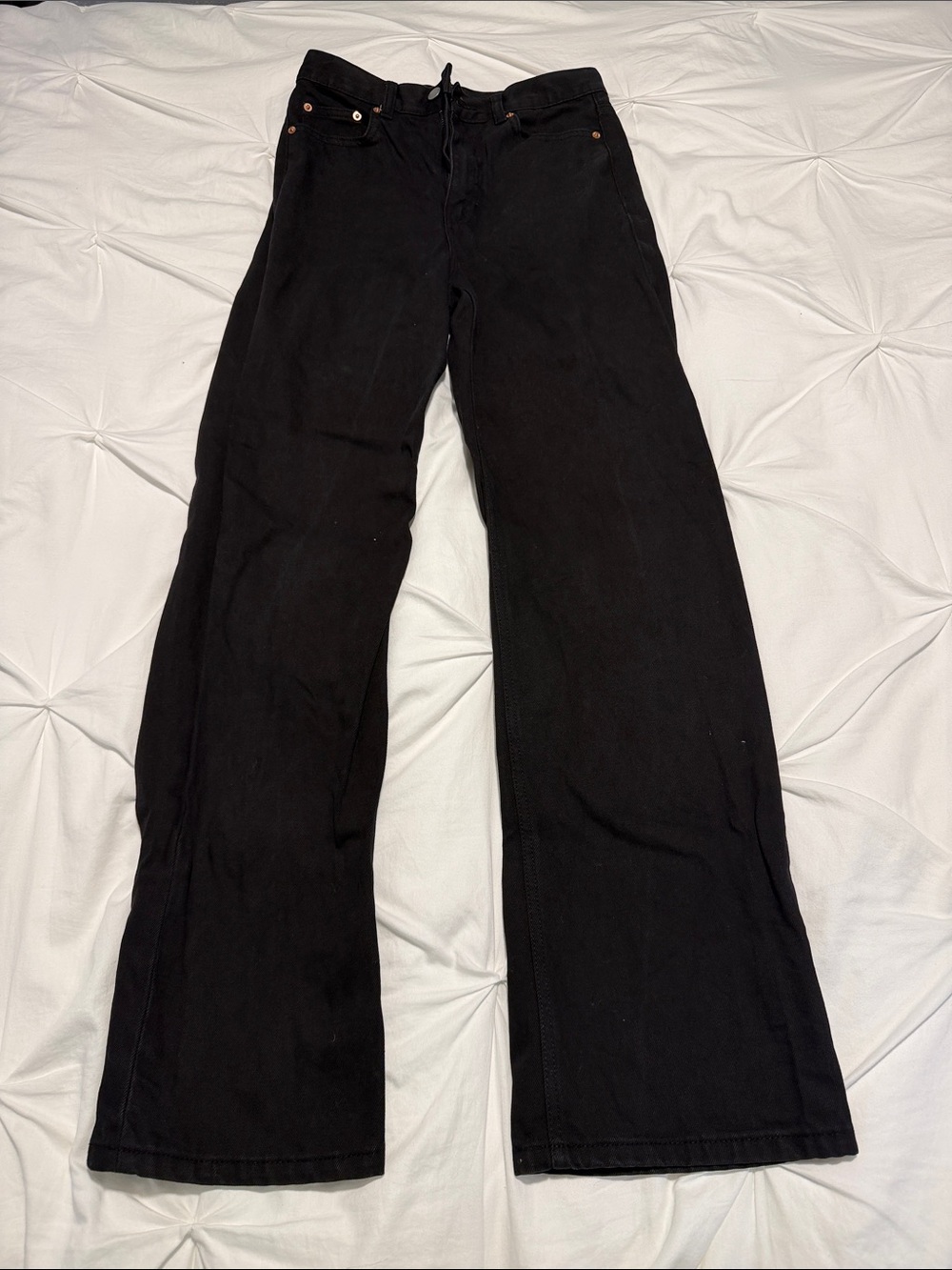 Dr. Denim Straight Leg Jeans in Black